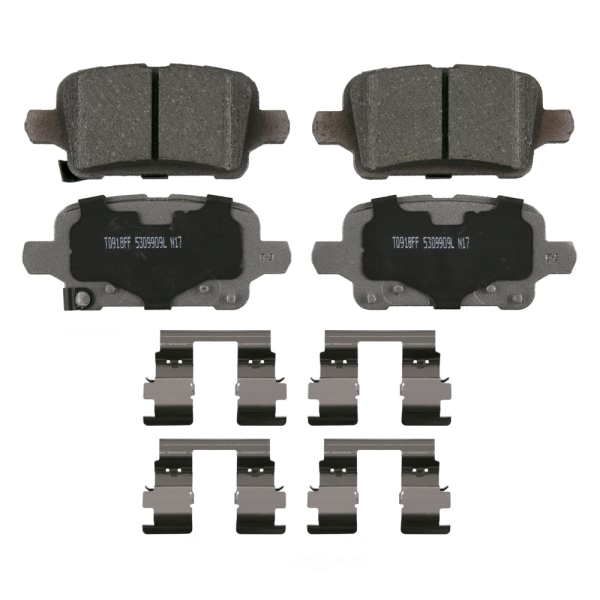 Wagner Thermoquiet Ceramic Rear Disc Brake Pads QC1915