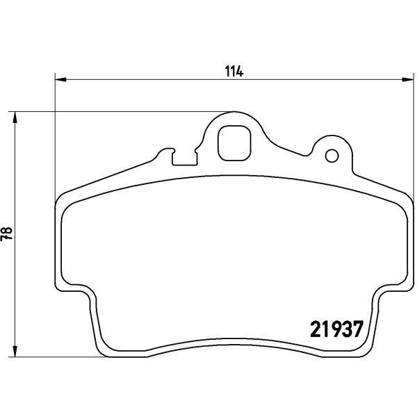 brembo Premium Low-Met OE Equivalent Front Brake Pads P65007