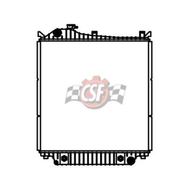 CSF Engine Coolant Radiator 3464