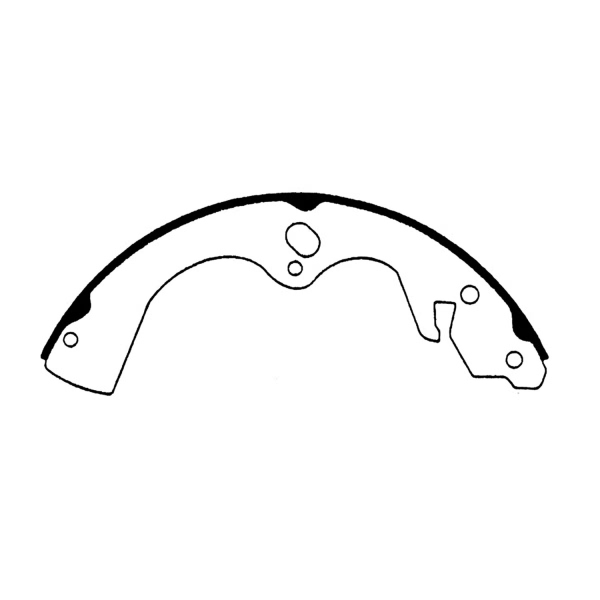 Centric Premium Rear Drum Brake Shoes 111.05650