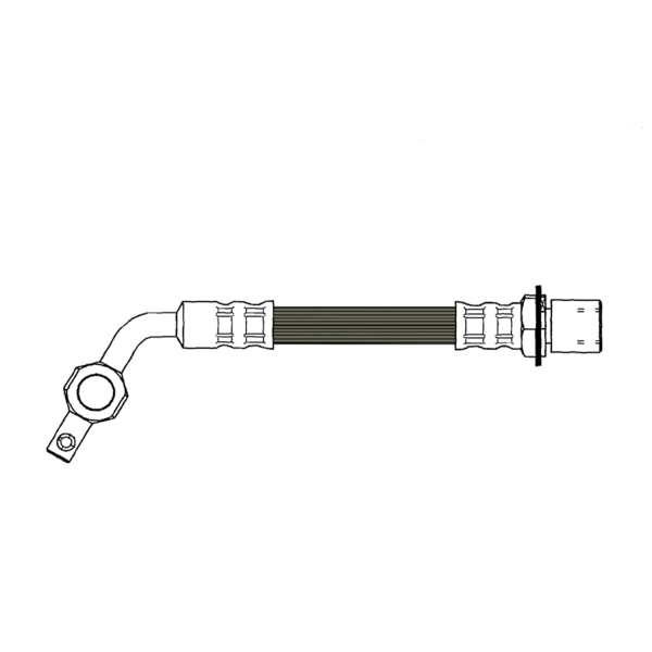 Centric Front Passenger Side Brake Hose 150.44056