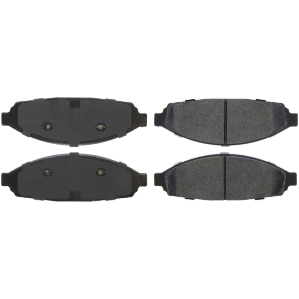 Centric Posi Quiet™ Extended Wear Semi-Metallic Front Disc Brake Pads 106.09310