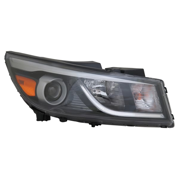 TYC Passenger Side Replacement Headlight 20-9651-00-9