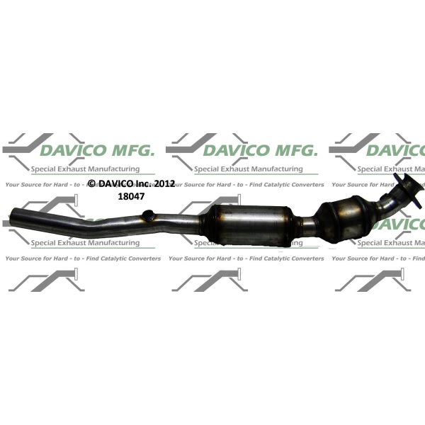 Davico Direct Fit Catalytic Converter and Pipe Assembly 18047