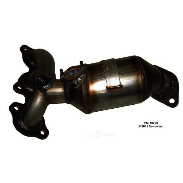 Davico Exhaust Manifold with Integrated Catalytic Converter 18229