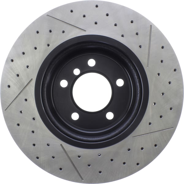 Centric SportStop Drilled and Slotted 1-Piece Front Brake Rotor 127.34104