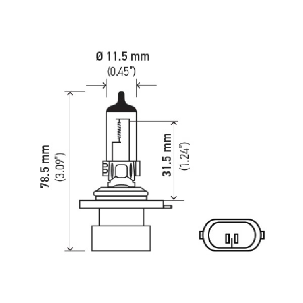 Hella 9006 Design Series Halogen Light Bulb H71071442