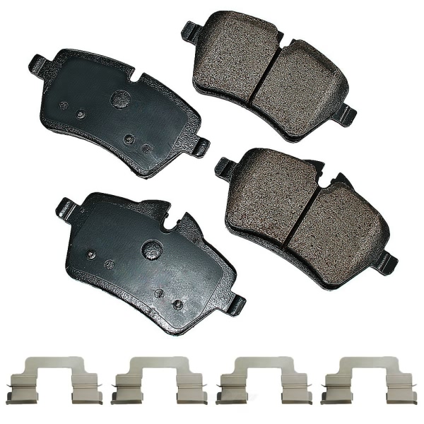 Akebono EURO™ Ultra-Premium Ceramic Front Disc Brake Pads EUR1204A