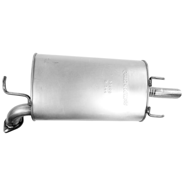 Walker Quiet Flow Stainless Steel Oval Aluminized Exhaust Muffler And Pipe Assembly 53602