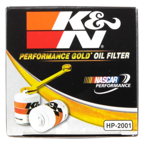 K&N Performance Gold™ Wrench-Off Oil Filter HP-2001