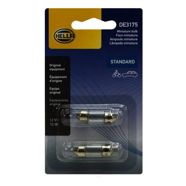 Hella De3175Tb Standard Series Incandescent Miniature Light Bulb DE3175TB