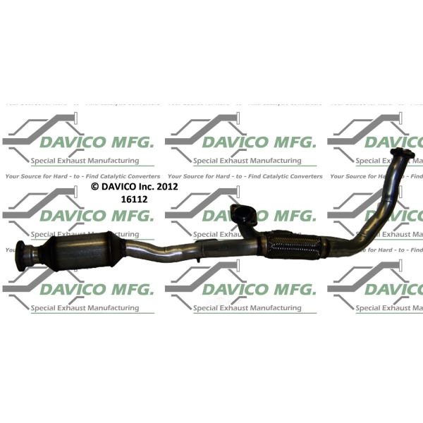 Davico Direct Fit Catalytic Converter and Pipe Assembly 16112