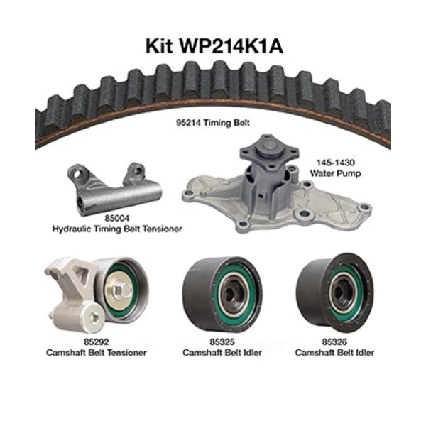 Dayco Timing Belt Kit With Water Pump WP214K1A