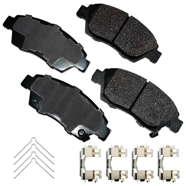 Akebono Pro-ACT™ Ultra-Premium Ceramic Front Disc Brake Pads ACT621B