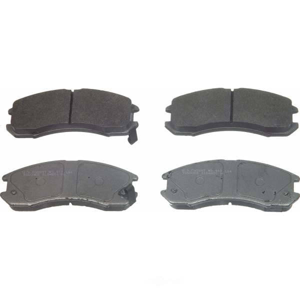 Wagner ThermoQuiet Semi-Metallic Disc Brake Pad Set MX399