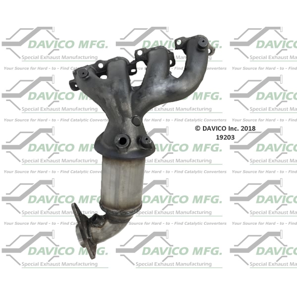 Davico Exhaust Manifold with Integrated Catalytic Converter 19203