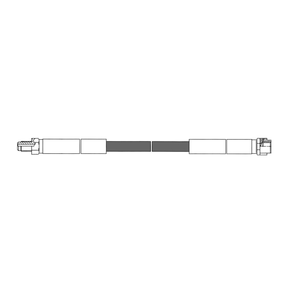 Centric Front Brake Hose 150.35016