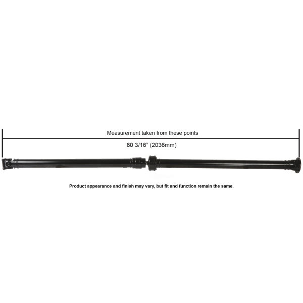 Cardone Reman Remanufactured Driveshaft/ Prop Shaft 65-6000