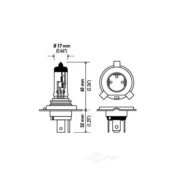 Hella 9003Ll Long Life Series Halogen Light Bulb 9003LL