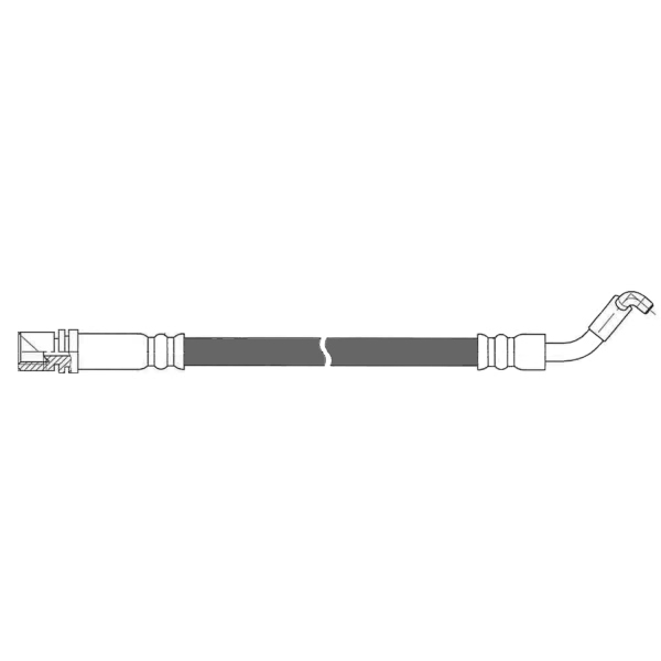 Centric Front Passenger Side Brake Hose 150.44127