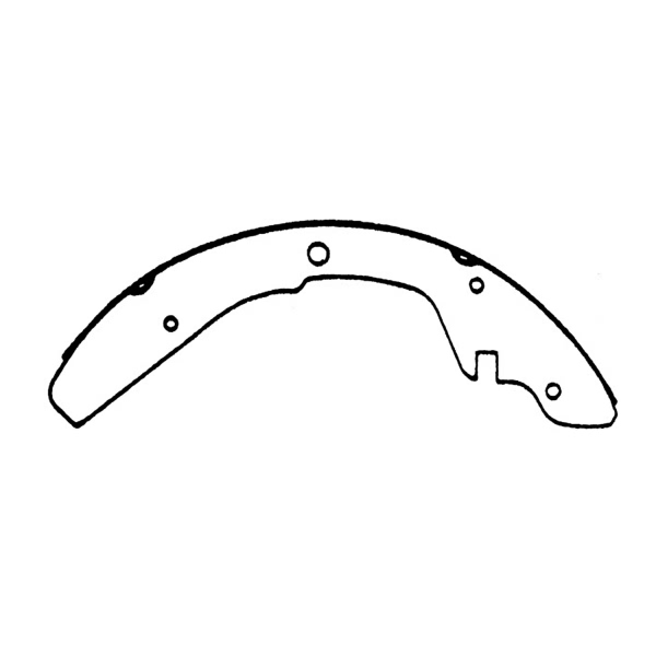 Centric Premium Rear Drum Brake Shoes 111.05031