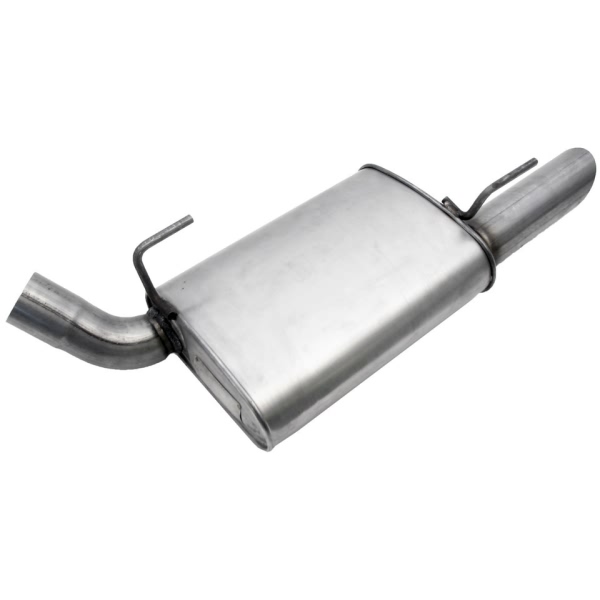 Walker Quiet Flow Driver Side Stainless Steel Oval Aluminized Exhaust Muffler And Pipe Assembly 53740
