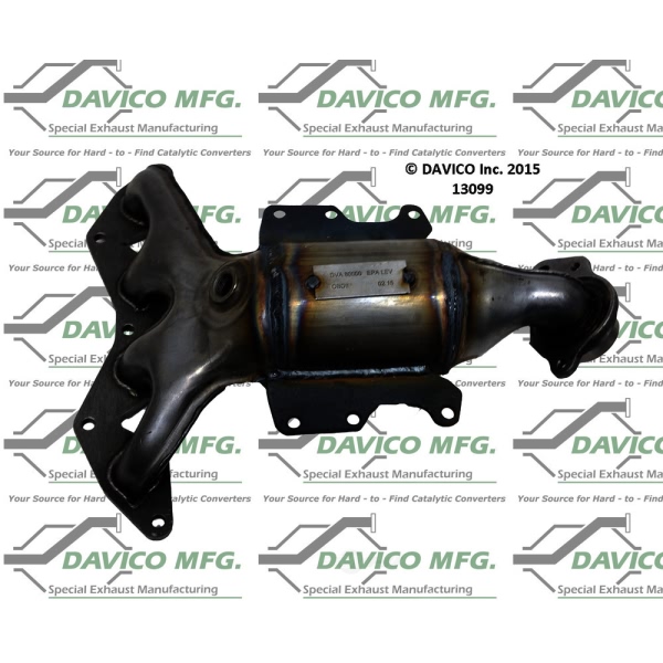 Davico Exhaust Manifold with Integrated Catalytic Converter 13099