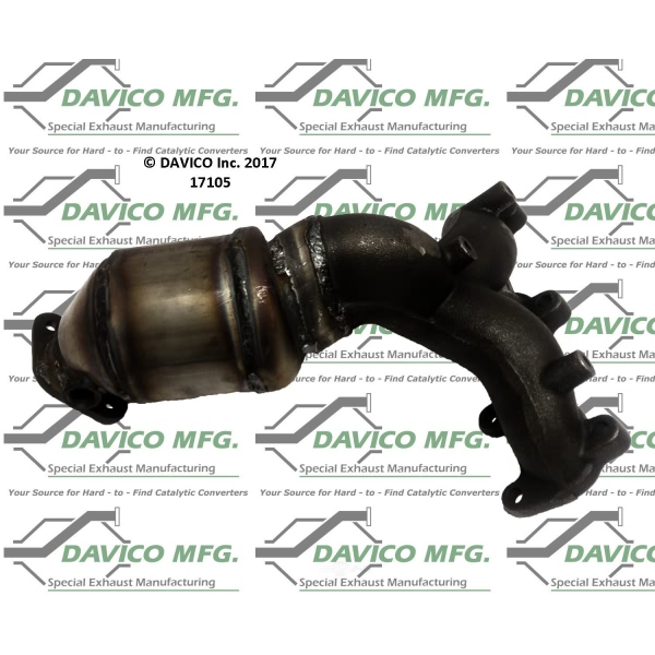 Davico Exhaust Manifold with Integrated Catalytic Converter 17105