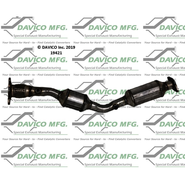 Davico Direct Fit Catalytic Converter and Pipe Assembly 19421