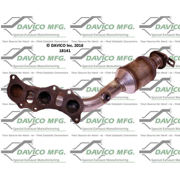 Davico Exhaust Manifold with Integrated Catalytic Converter 18141
