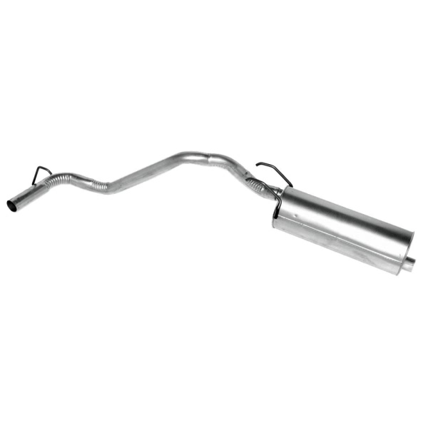 Walker Quiet Flow Stainless Steel Round Aluminized Exhaust Muffler And Pipe Assembly 47741