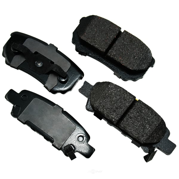 Akebono Pro-ACT™ Ultra-Premium Ceramic Rear Disc Brake Pads ACT1037