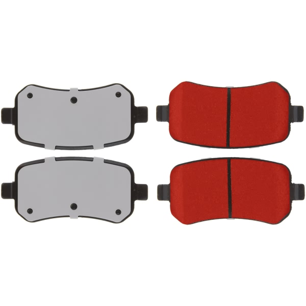 Centric Posi Quiet Pro™ Ceramic Rear Disc Brake Pads 500.10210