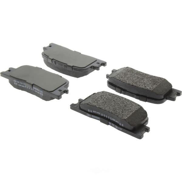Centric Posi Quiet™ Extended Wear Semi-Metallic Rear Disc Brake Pads 106.08851