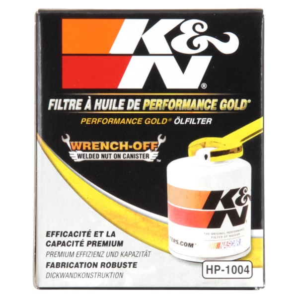 K&N Performance Gold™ Wrench-Off Oil Filter HP-1004