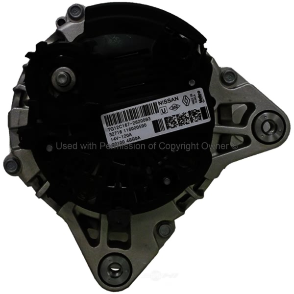 Quality-Built Alternator Remanufactured 11877