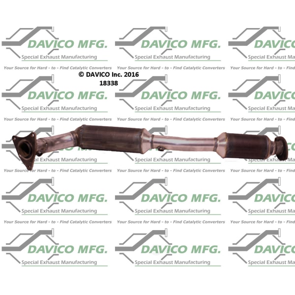 Davico Direct Fit Catalytic Converter and Pipe Assembly 18338