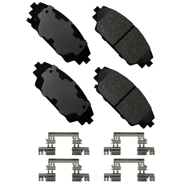 Akebono Pro-ACT™ Ultra-Premium Ceramic Front Disc Brake Pads ACT1728