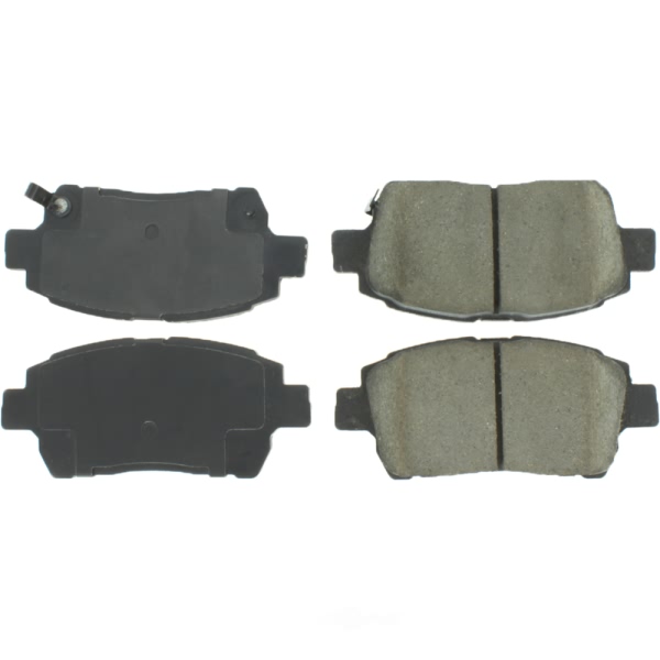 Centric Posi Quiet™ Extended Wear Semi-Metallic Front Disc Brake Pads 106.08220