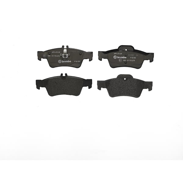 brembo Premium Low-Met OE Equivalent Rear Brake Pads P50052