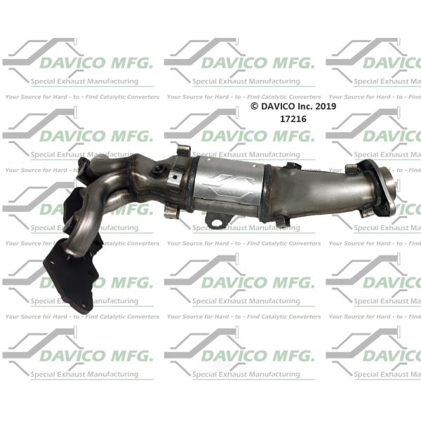 Davico Exhaust Manifold with Integrated Catalytic Converter 17216
