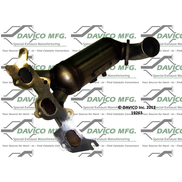 Davico Exhaust Manifold with Integrated Catalytic Converter 19263