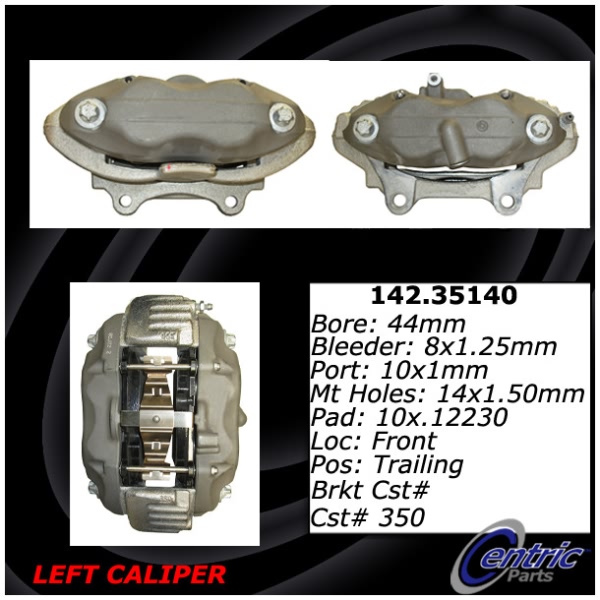 Centric Posi Quiet™ Loaded Caliper 142.35140
