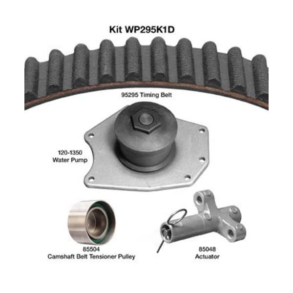 Dayco Timing Belt Kit With Water Pump WP295K1D