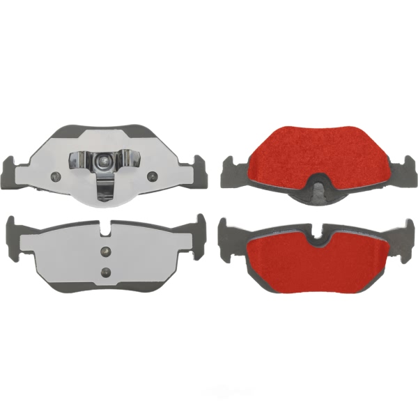 Centric Posi Quiet Pro™ Semi-Metallic Rear Disc Brake Pads 500.12670