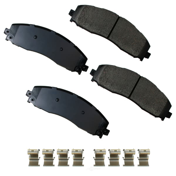 Akebono Pro-ACT™ Ultra-Premium Ceramic Rear Disc Brake Pads ACT1691