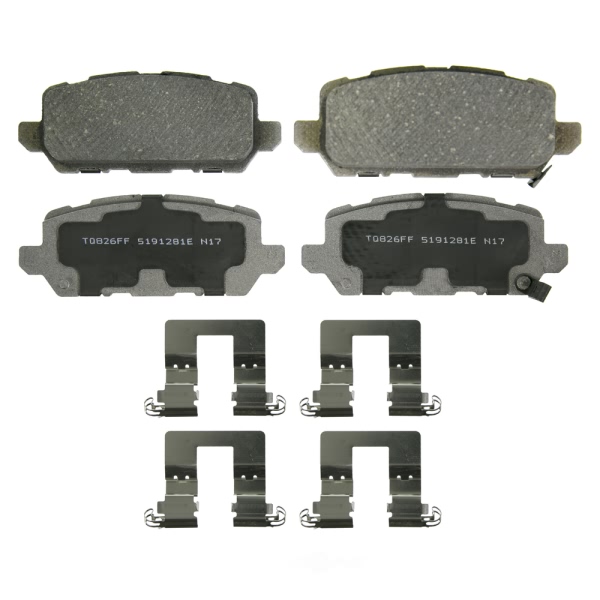 Wagner Thermoquiet Ceramic Rear Disc Brake Pads QC1841