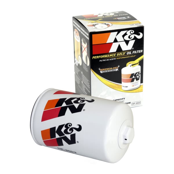 K&N Performance Gold™ Wrench-Off Oil Filter HP-3003