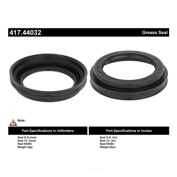 Centric Premium™ Axle Shaft Seal 417.44032