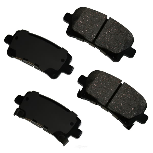 Akebono Pro-ACT™ Ultra-Premium Ceramic Rear Disc Brake Pads ACT1430